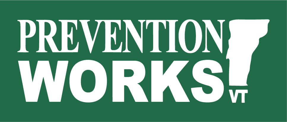 Prevention Works logo on green background